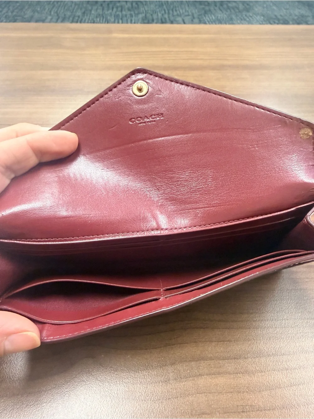 Coach envelope style